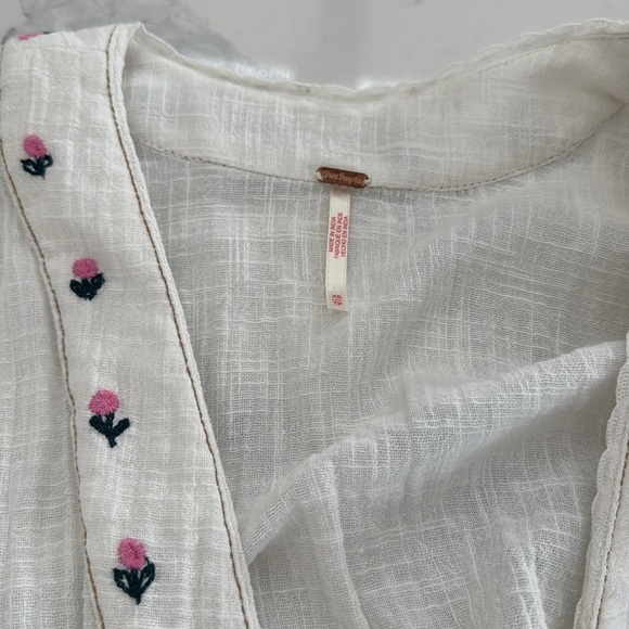 Free People Kizzy Embroidered Top, xs - Picture 4 of 5